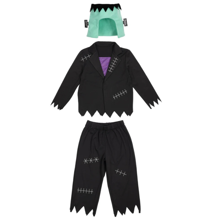 Verkleedkostuum Monster Mash Top with Pant & Headband - set van 3