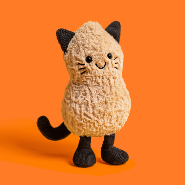 Jellycat Amuseables Tenue de chat Cacahuète