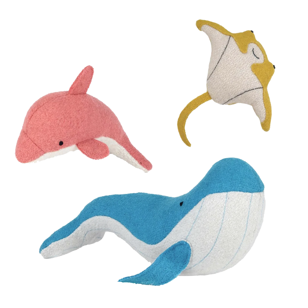 Speelfiguren Holdie Ocean Animals - set van 3