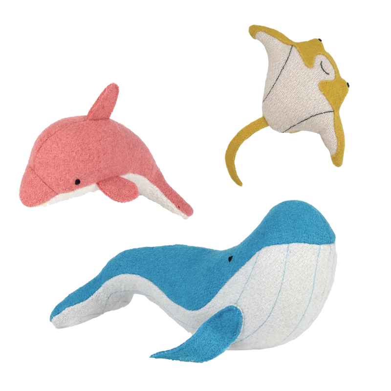 Speelfiguren Holdie Ocean Animals - set van 3