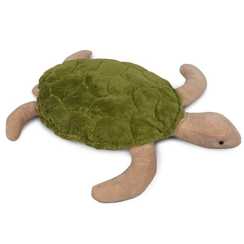 Knuffel Grote Schildpad Fir Green warmteknuffel - 52 cm