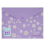 A4 map Fold & Order - Daisy - Papierwaren Legami - In den Olifant