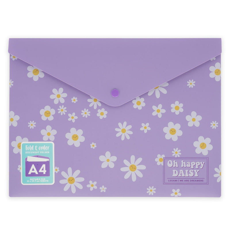 A4 map Fold & Order - Daisy - Papierwaren Legami - In den Olifant