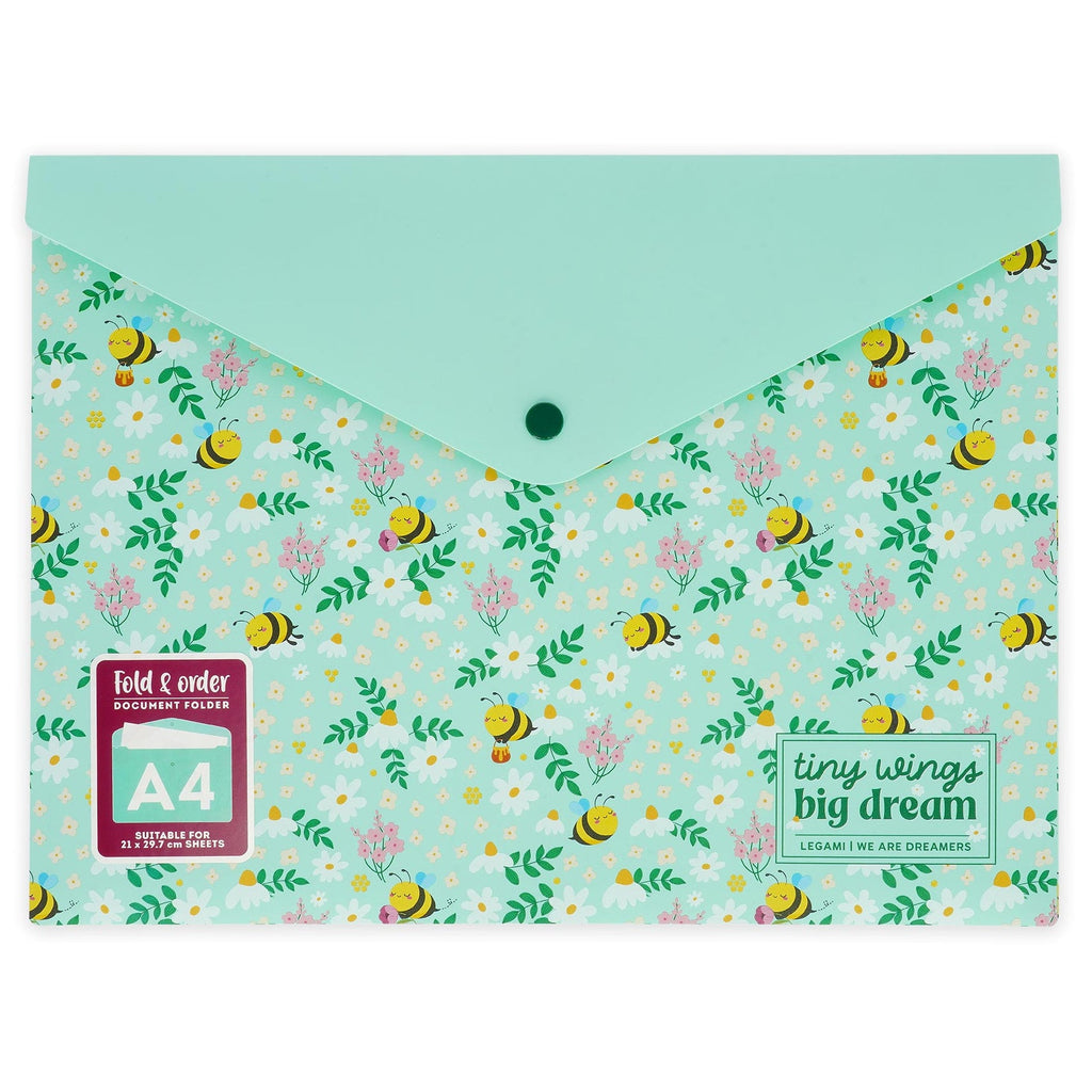 A4 Map - Fold & Order - Document Folder Bee - Papierwaren Legami - In den Olifant