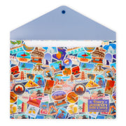 A4 Map Fold & Order - Document Folder - Travel - Stickers - Papierwaren Legami - In den Olifant