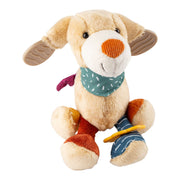 Activiteitenknuffel Activity Hanging Toy Dog - 16 cm - Activiteitenspeelgoed Sigikid - In den Olifant