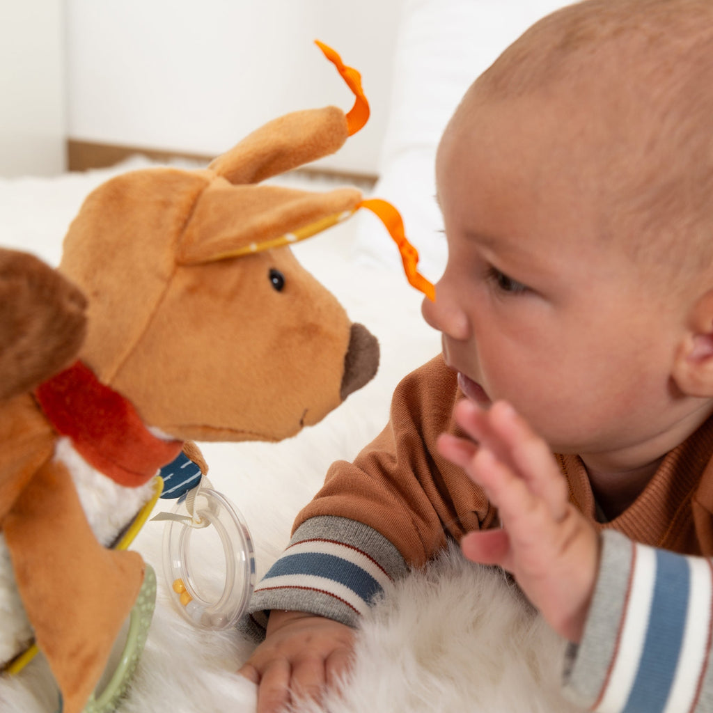 Activiteitenknuffel Eekhoorn - Activiteitenspeelgoed Sigikid - In den Olifant