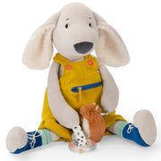 Activiteitenknuffel hond Puce & Pilou - Activiteitenspeelgoed Moulin Roty - In den Olifant