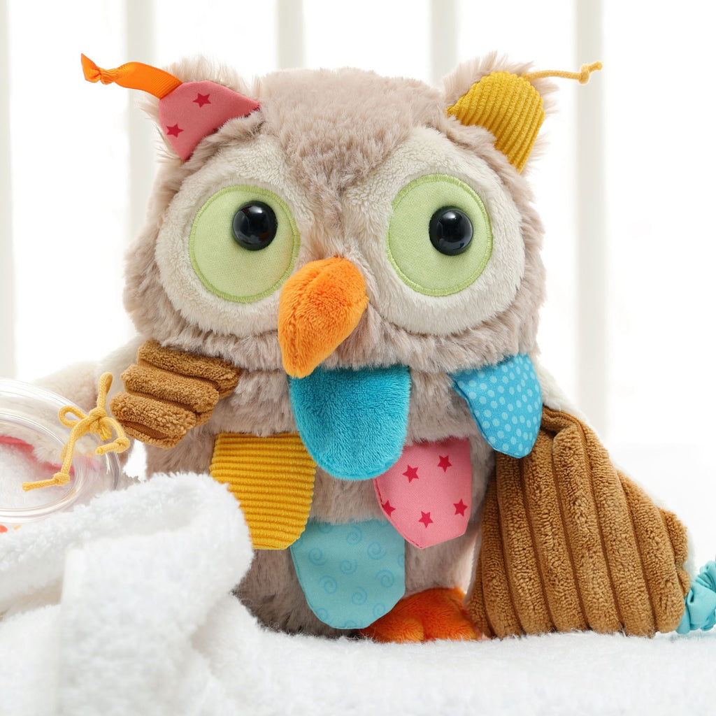 Activiteitenspeeltje Active Owl 7 Senses - 20 cm - Activiteitenspeelgoed Sigikid - In den Olifant