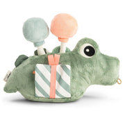 Activiteitenspeeltje met spiegel - Activity floor mirror Croco Green - Activiteitenspeelgoed Done by Deer - In den Olifant