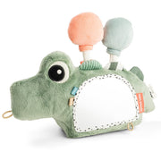 Activiteitenspeeltje met spiegel - Activity floor mirror Croco Green - Activiteitenspeelgoed Done by Deer - In den Olifant