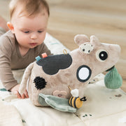 Activiteitenspeeltje met spiegel - Activity floor mirror Dotti Sand - Activiteitenspeelgoed Done by Deer - In den Olifant