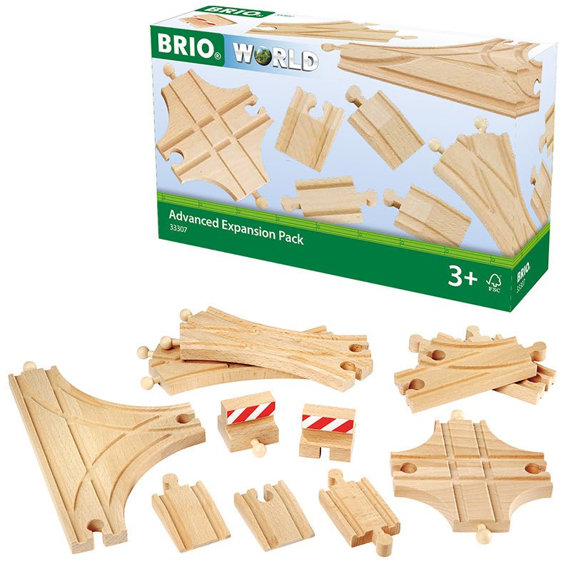 Advanced Expansion Pack Uitbreidingsset - 11 onderdelen - Treinsporen en accessoires Brio - In den Olifant