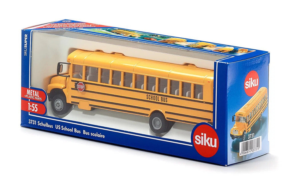 Amerikaanse schoolbus 1:50 - Auto's en voertuigen Siku - In den Olifant