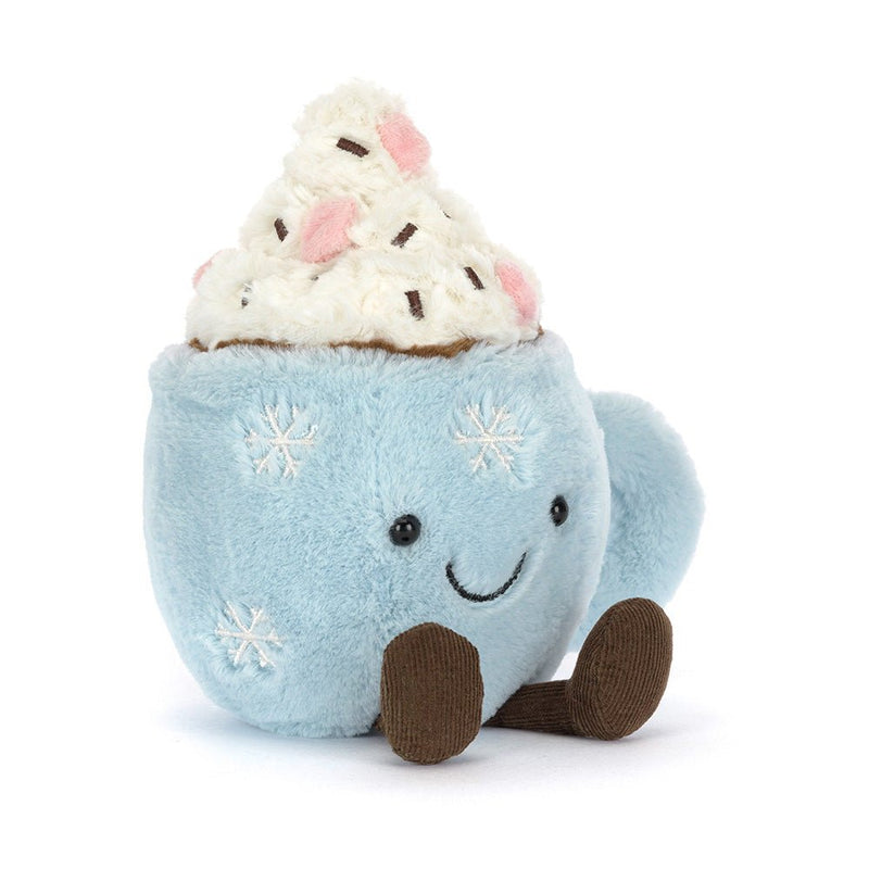 Amuseables Hot Chocolate with Marshmallows - 21 cm - Groenten, fruit en ander lekkers Jellycat - In den Olifant