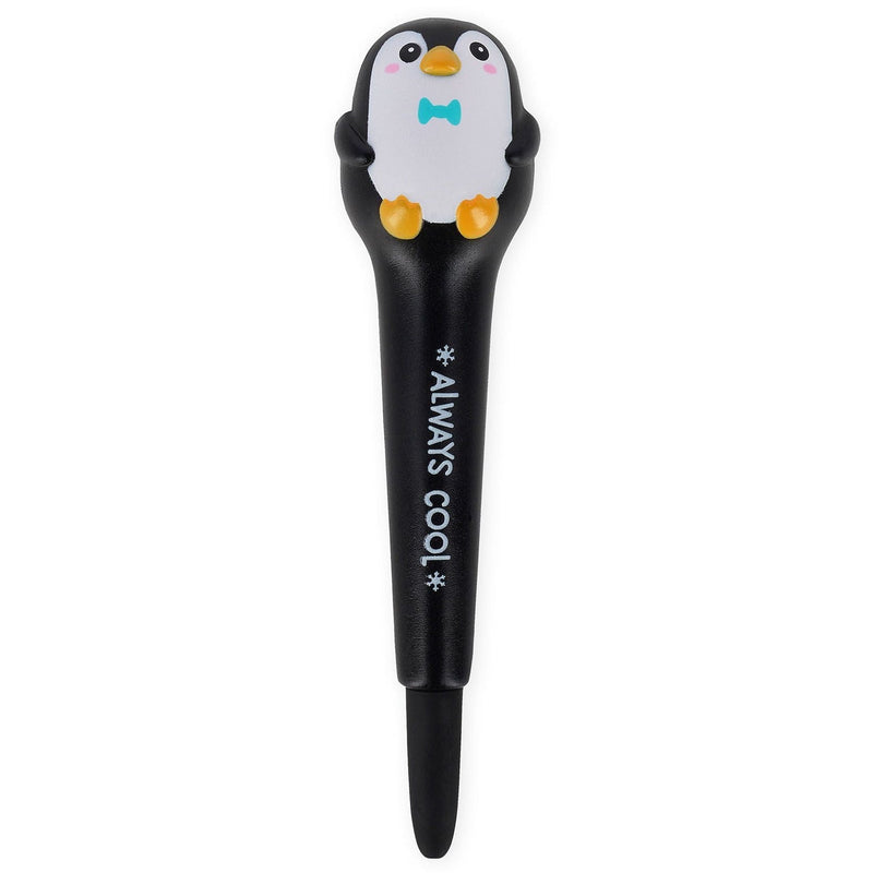 Anti - stress pen - Squishy Gel Pen Penguin - Schrijfwaren Legami - In den Olifant