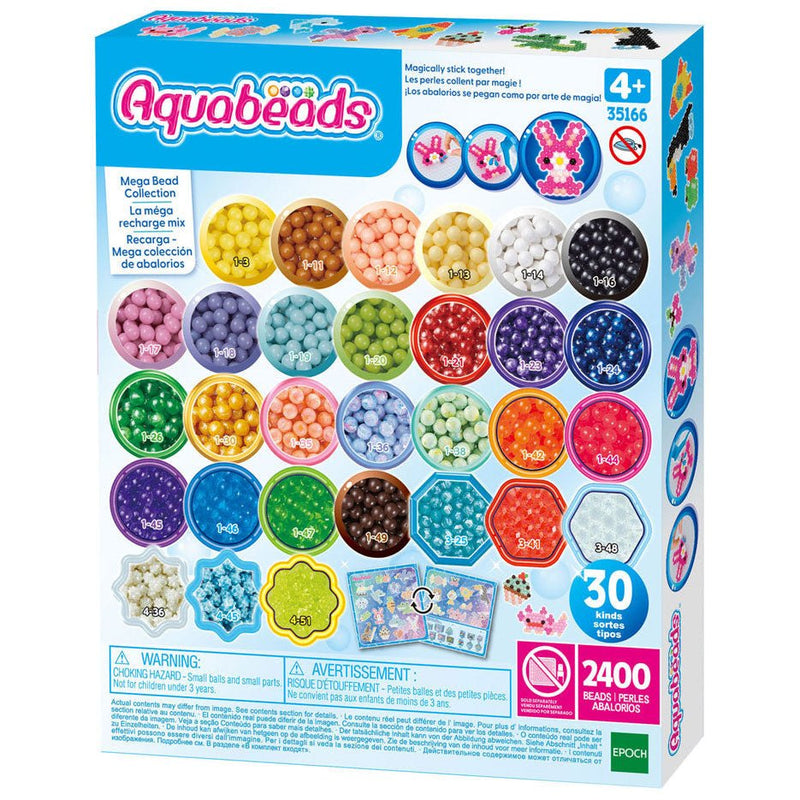 Aquabeads Mega Navulset - set van 2400 - Knutselset Aquabeads - In den Olifant