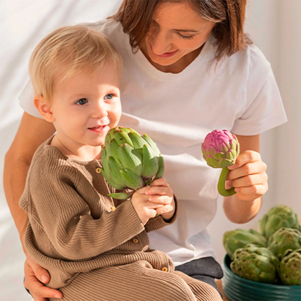 Rammelaar en bijtspeeltje - Artichoke Rattle Toy