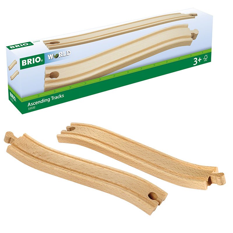 Ascending Tracks Uitbreidingsset - 2 onderdelen - Treinsporen en accessoires Brio - In den Olifant