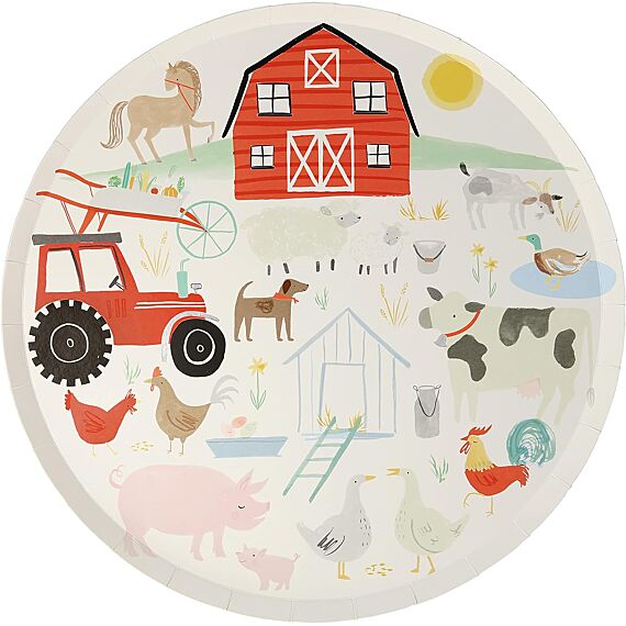 On The Farm Dinner Plates