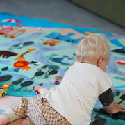 Auto Speelmat België - 130 x 180 cm - Speelmatten en - bogen Mats & Joy - In den Olifant