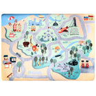 Auto Speelmat België - 130 x 180 cm - Speelmatten en - bogen Mats & Joy - In den Olifant