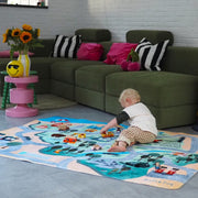 Auto Speelmat België - 130 x 180 cm - Speelmatten en - bogen Mats & Joy - In den Olifant