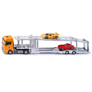 Autotransporter met 2 wagens 1:50 - Speelvoertuigen Siku - In den Olifant