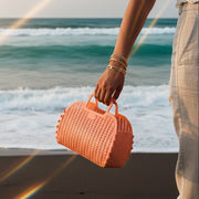 Aykasa Mandje Mini Foldable Bag - Salmon Pink - Tassen en portemonnees Aykasa - In den Olifant