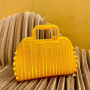 Aykasa Mandje Mini Foldable Bag - Yellow - Tassen en portemonnees Aykasa - In den Olifant