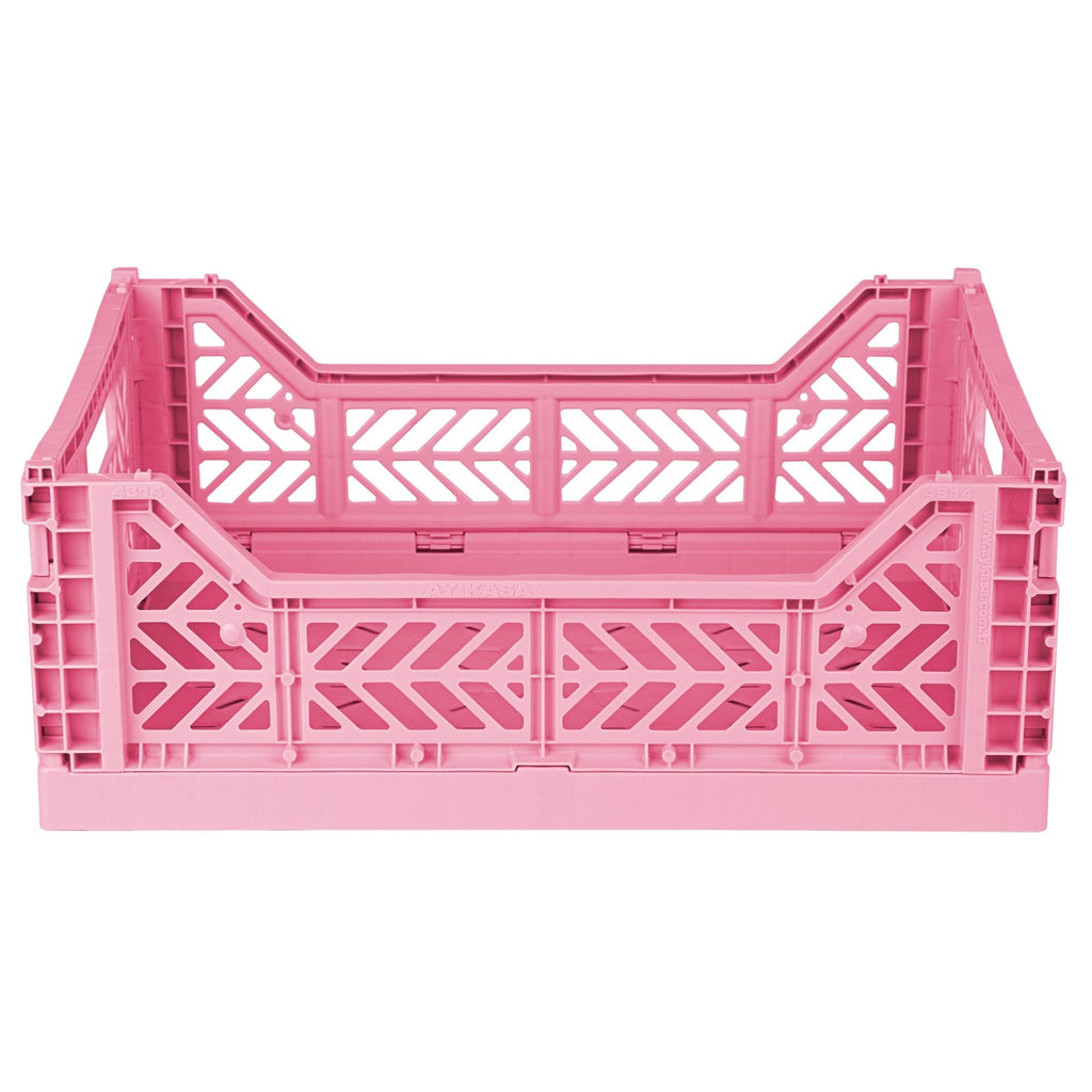 Aykasa Midibox Foldable Crate – Baby Pink - Opbergers Aykasa - In den Olifant
