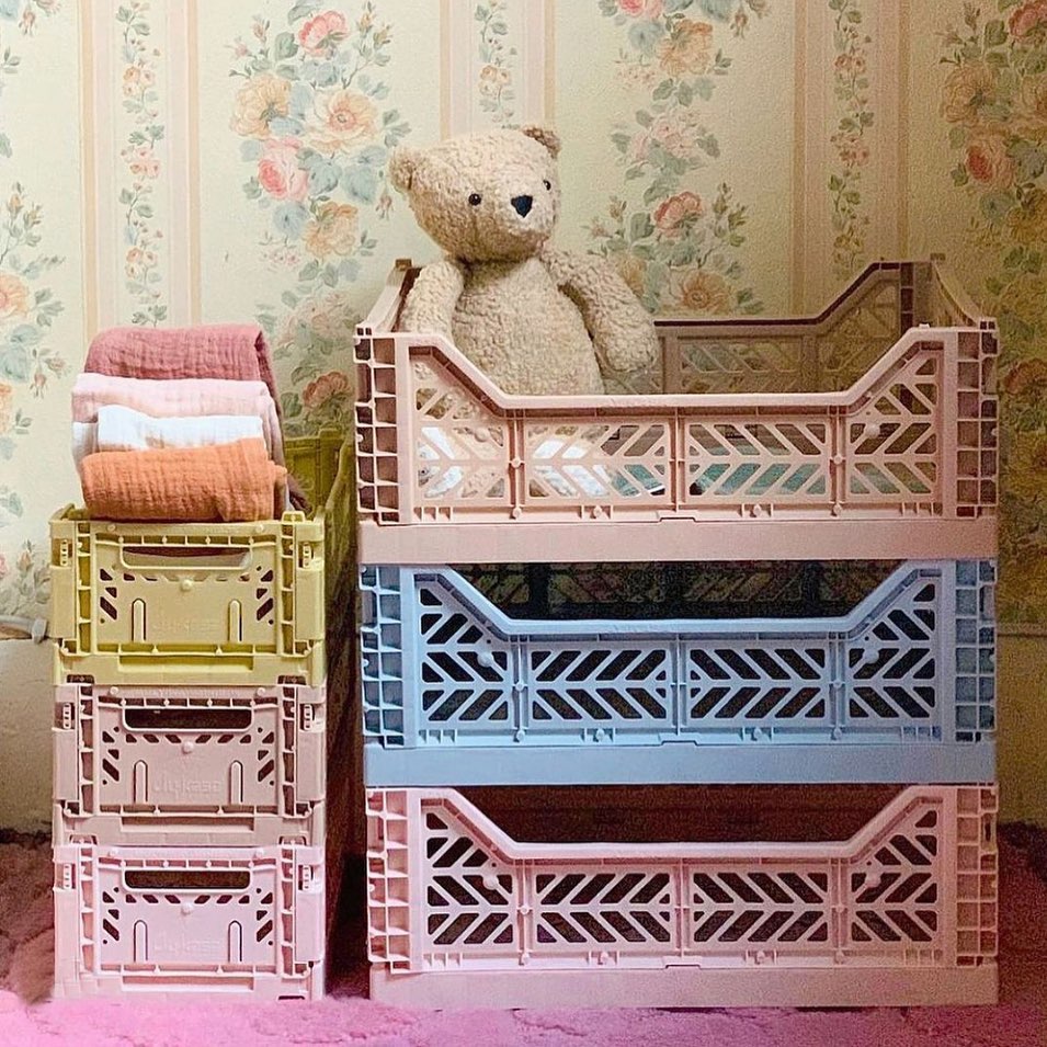 Aykasa Midibox Foldable Crate – Milk Tea - Opbergers Aykasa - In den Olifant