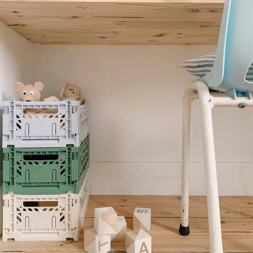 Aykasa Minibox Foldable Crate – Almond Green - Opbergers Aykasa - In den Olifant
