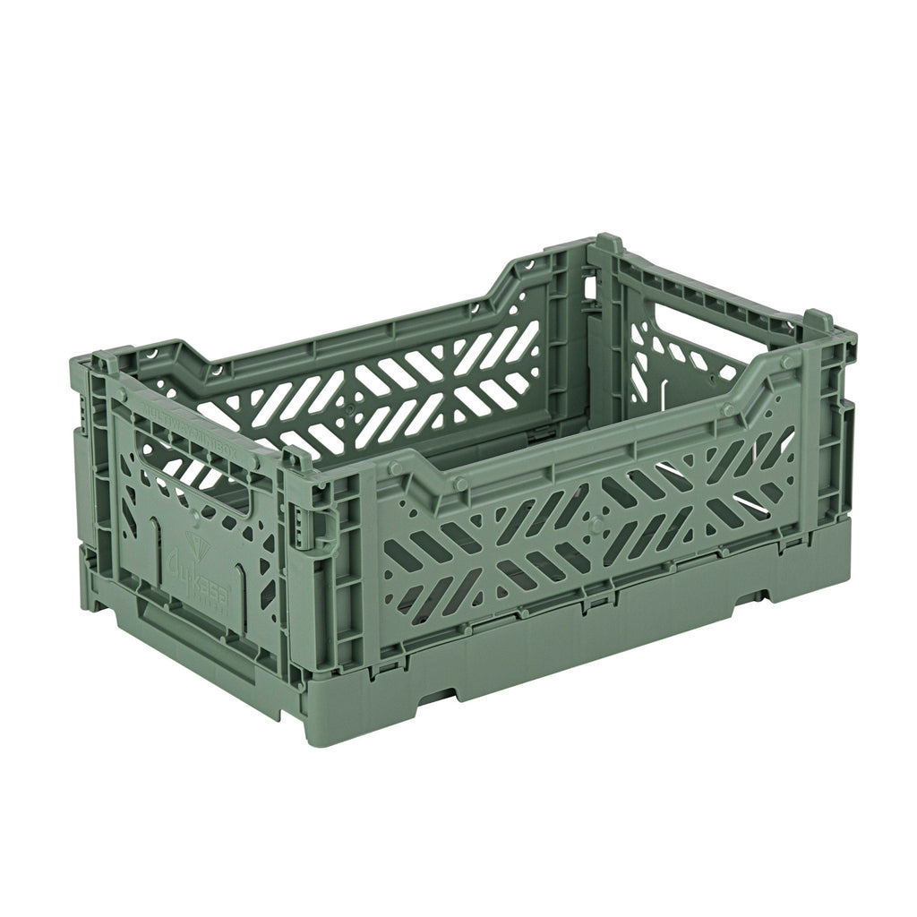 Aykasa Minibox Foldable Crate – Almond Green - Opbergers Aykasa - In den Olifant