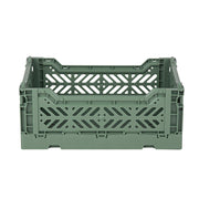 Aykasa Minibox Foldable Crate – Almond Green - Opbergers Aykasa - In den Olifant
