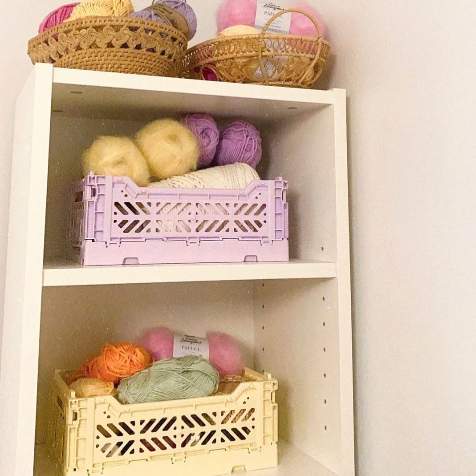 Aykasa Minibox Foldable Crate – Banana - Opbergers Aykasa - In den Olifant