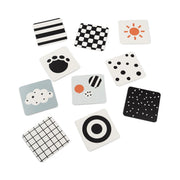 Baby Contrast Kaarten Deer Friends Colour mix - set van 10 - Activiteitenspeelgoed Done by Deer - In den Olifant