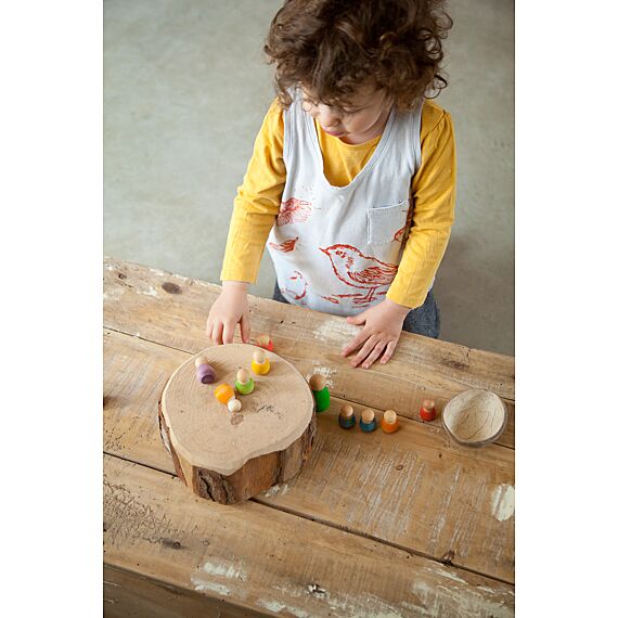 Houten Popjes Baby Nins | Set Van 7