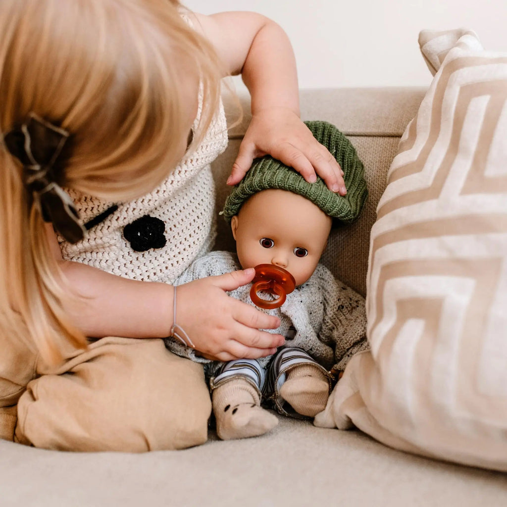 Babypop Muffin Urban Stripes - 33 cm - Babypoppen Götz - In den Olifant