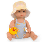 Babypop Sleepy Aquini Bathing Duck Girl - 33 cm - Babypoppen Götz - In den Olifant