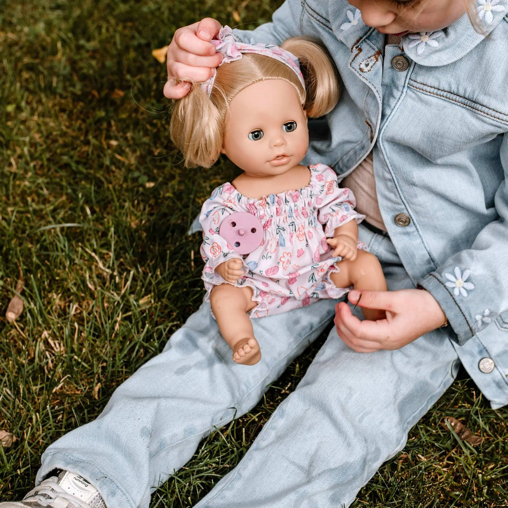 Babypop Sleepy Aquini Bliblablume - 33 cm - Babypoppen Götz - In den Olifant