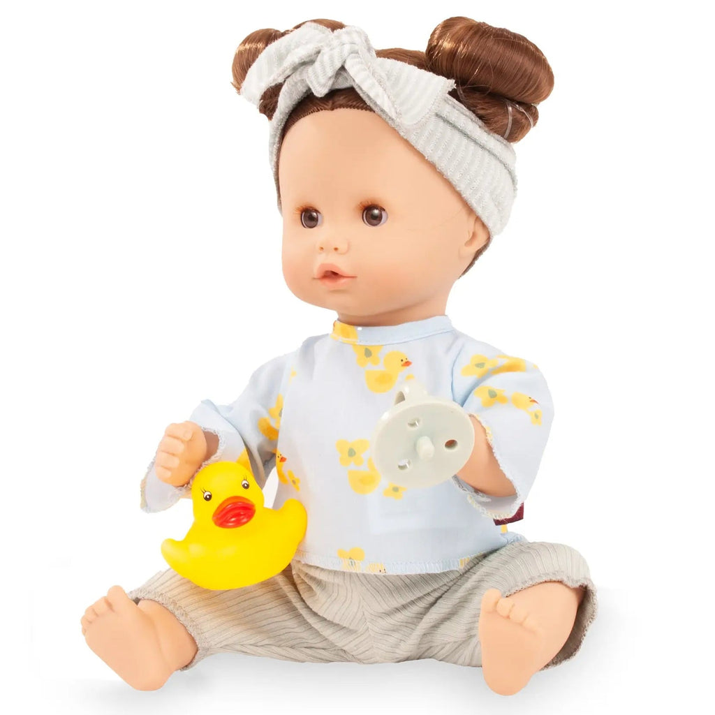 Babypop Sleepy Aquini Little Duck - 33 cm - Babypoppen Götz - In den Olifant