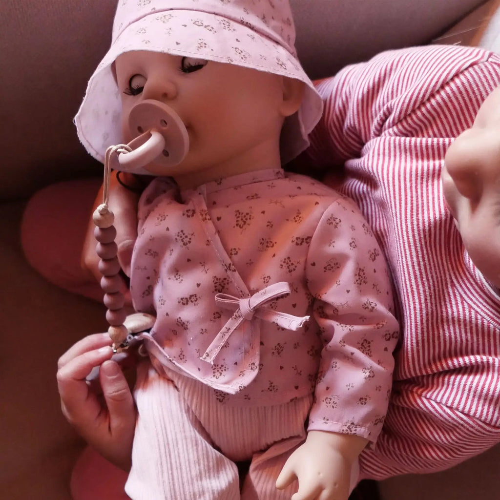 Babypop Sleepy Cookie Millefleur - 48 cm - Babypoppen Götz - In den Olifant