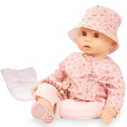 Babypop Sleepy Cookie Millefleur - 48 cm - Babypoppen Götz - In den Olifant