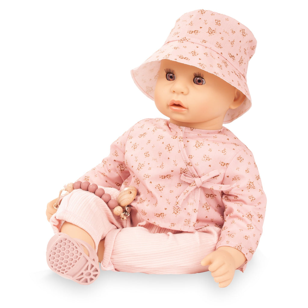 Babypop Sleepy Cookie Millefleur - 48 cm - Babypoppen Götz - In den Olifant