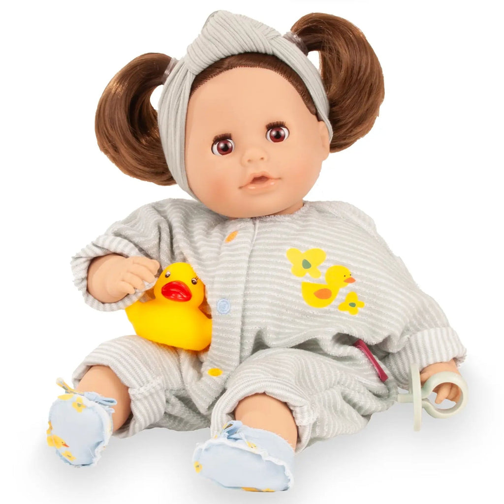 Babypop Sleepy Cosy Aquin Little Duck - 33 cm - Babypoppen Götz - In den Olifant