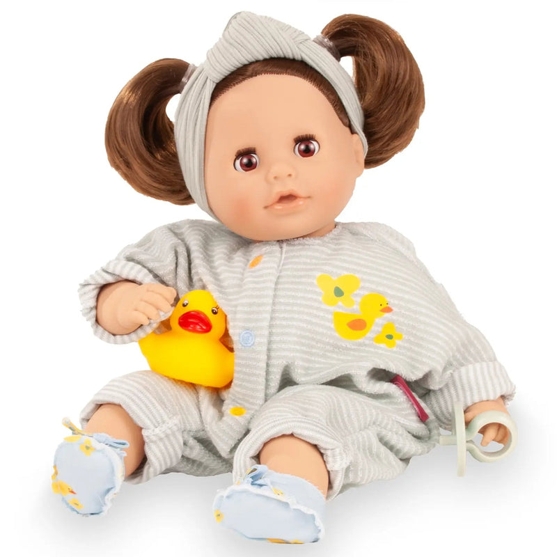 Babypop Sleepy Cosy Aquin Little Duck - 33 cm - Babypoppen Götz - In den Olifant