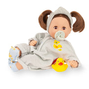 Babypop Sleepy Cosy Aquin Little Duck - 33 cm - Babypoppen Götz - In den Olifant