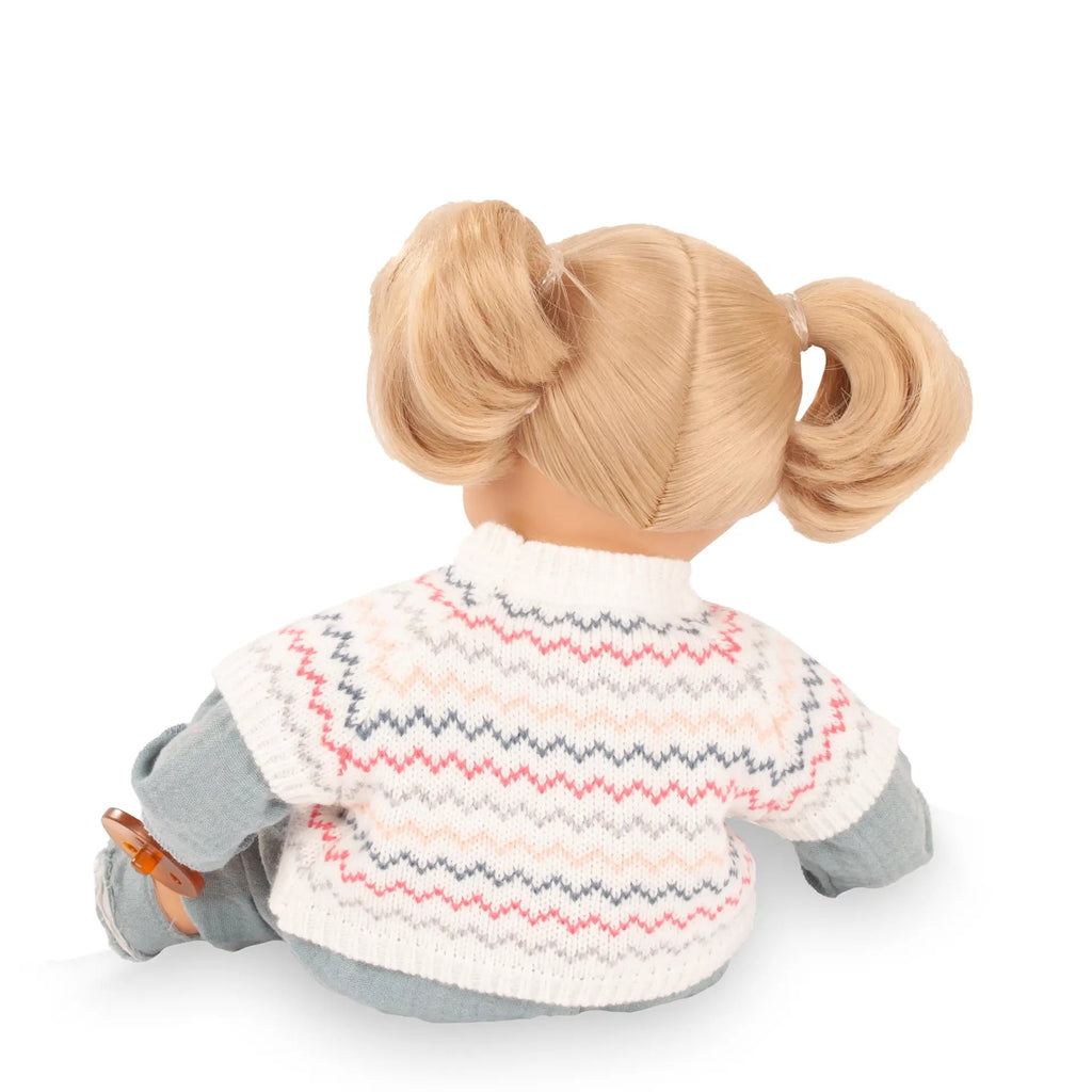 Babypop Sleepy Muffin Zick Zack - 33 cm - Babypoppen Götz - In den Olifant