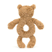 Babyspeeltje Bartholomew Bear Ring Rattle - 18 cm - Rammelaars Jellycat - In den Olifant